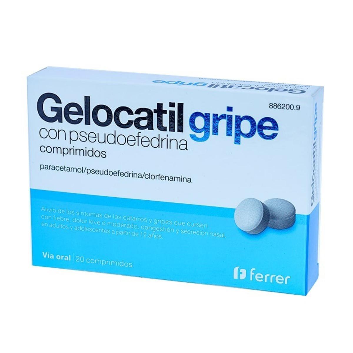 Pastillas gelocatil pripe recomendado para cualquier tipo de gripe